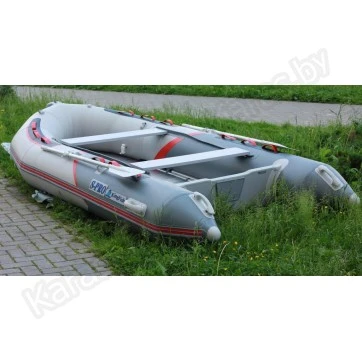Надувная 4-х местная ПВХ лодка KingFish HDS-340AL